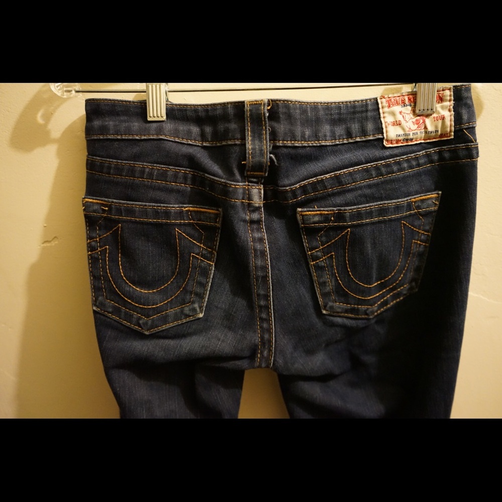 Size 26 dark blue true religion jeans